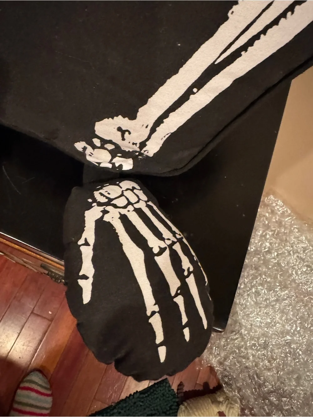 Skeleton Light Up Decorative Pillow